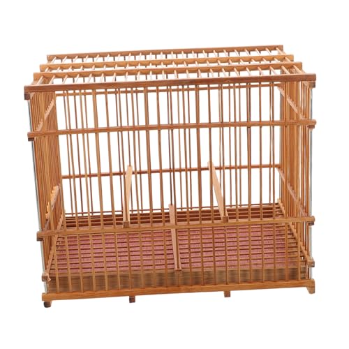 MOTHNUR Tragbarer Vogelkäfig für Kleine Papageien Retro Vogelträger für Sittiche und Wellensittiche Leichte Transportbox für Reisen und Kunstvolles Design MOTHNUR Tragbarer Vogelkäfig für Kleine Papageien Retro Vogelträger für Sittiche und Wellensittiche Leichte Transportbox für Reisen und Kunstvolles Design von MOTHNUR