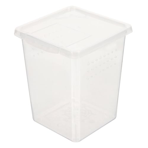 MOTHNUR Transparente Reptilien Aufzuchtbox aus Robustem Leichte Fütterungsbox für Schlangen Spinnen Skorpione Geckos Schnecken und Reptilien Terrarium für Terrarienhaltung MOTHNUR Transparente Reptilien Aufzuchtbox aus Robustem Leichte Fütterungsbox für Schlangen Spinnen Skorpione Geckos Schnecken und Reptilien Terrarium für Terrarienhaltung von MOTHNUR