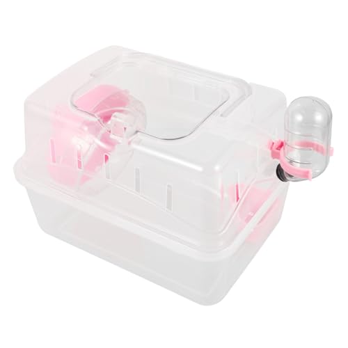 MOTHNUR Transparenter Tragbarer Hamster Reisekäfig mit Multifunktionalem Design Leicht zu Reinigen für Hamster Mäuse und Kleine Kleintiere Unterwegs Geeignet für Outdoor Ausflüge MOTHNUR Transparenter Tragbarer Hamster Reisekäfig mit Multifunktionalem Design Leicht zu Reinigen für Hamster Mäuse und Kleine Kleintiere Unterwegs Geeignet für Outdoor Ausflüge von MOTHNUR