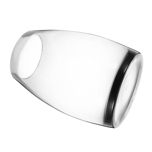 MOTHNUR Transparentes Glas moos Terrarium Kleine Pflanzenvase für Desktop Dekoration Stabiles Aquarium Design DIY Mikro Landschaft Dekoratives Glasgefäß für Sukkulenten und Fischschale von MOTHNUR