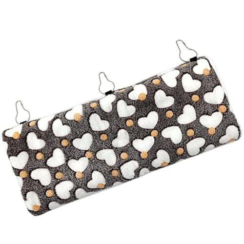 MOTHNUR Warme Hängematte für Kleintiere Weiches Kratzfestes Hamsterbett aus Atmungsaktivem Material Komfortables Hängendes Schlafnest für Meerschweinchen Ratten und Kleine Nager Inklusive von MOTHNUR