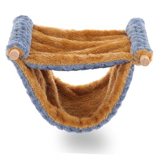 MOTHNUR Warmes Bequemes Hamster Hängemattenbett aus Atmungsaktivem Material Pflegeleicht Installieren Geeignet für Meerschweinchen Zwerghamster und Kleine Kleintiere Blaue MOTHNUR Warmes Bequemes Hamster Hängemattenbett aus Atmungsaktivem Material Pflegeleicht Installieren Geeignet für Meerschweinchen Zwerghamster und Kleine Kleintiere Blaue von MOTHNUR