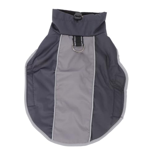 MOTHNUR Wasserdichter Hundemantel XXXL Warm Gefütterte Outdoor Jacke Atmungsaktiv Reflektierend Sicher Für Große Hunde Winter Kleidung von MOTHNUR