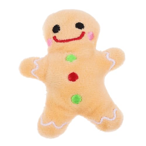MOTHNUR Weihnachtliches Plüsch Hundespielzeug Kauspielzeug für Zähne Reinigung Beißfestes Langlebiges Haustierspielzeug aus Weichem Material Interaktives für Kleine und Mittlere Hunde von MOTHNUR