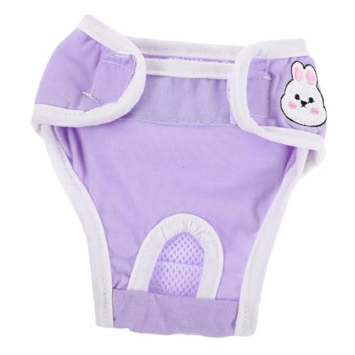MOTHNUR Wiederverwendbare waschbare Windeln für Hündinnen Atmungsaktive Damen Hundehose für Kleine Rassen Weiche Periodenunterwäsche Hygienische Schutzkleidung Schützt während Läufigkeit von MOTHNUR