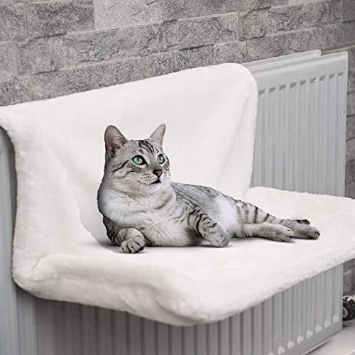 Hängendes Katzenbett für Heizkörper und Fenster, beruhigendes, flauschiges Katzenbett, Welpen, Haustier, Heizkörperbett, warmes Fleece-Katzenbetten, starke und langlebige Katzenhängematte Hängendes Katzenbett für Heizkörper und Fenster, beruhigendes, flauschiges Katzenbett, Welpen, Haustier, Heizkörperbett, warmes Fleece-Katzenbetten, starke und langlebige Katzenhängematte von MOTT 50