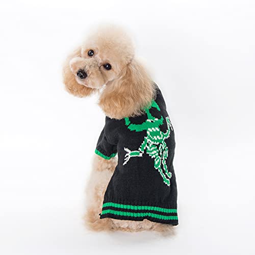 MOTT Hunde-Halloween-Kostüm für Hunde, Kürbis-Urlaub, Party-Kostüm für Welpen, Katzen, Strickwaren, Hässlicher Pullover von MOTT