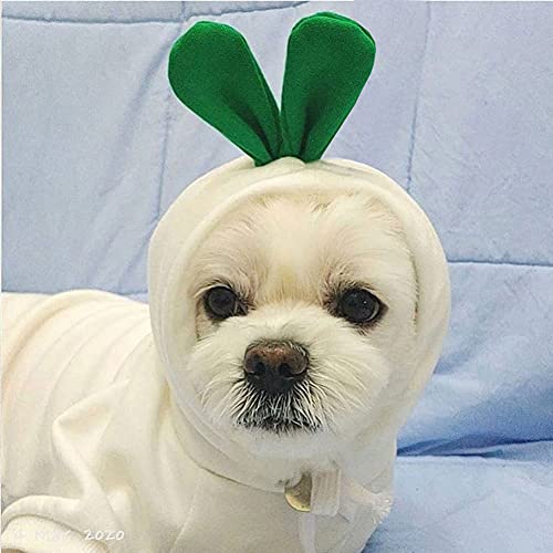 MOTT Welpen-Kapuzenmantel für Hunde und Katzen, niedliches Kostüm für kleine Hunde, Welpen, Katzen, Halloween, Weihnachten, Cosplay, entzückendes Weihnachts-Kostüm von MOTT