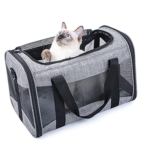 Transporttasche für Haustiere, faltbar, für Katzen, Hunde, Kaninchen, Fluggesellschaften zugelassen von MOTT