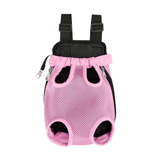 Cat Sling Carrier, Pet Portable Chest Bag, Adjustable Pet Front Carrier Hand Travel Bag, Liberate Limbs, Suitable for Outdoor Camping Travel (Pink, S) von MOTTDAM