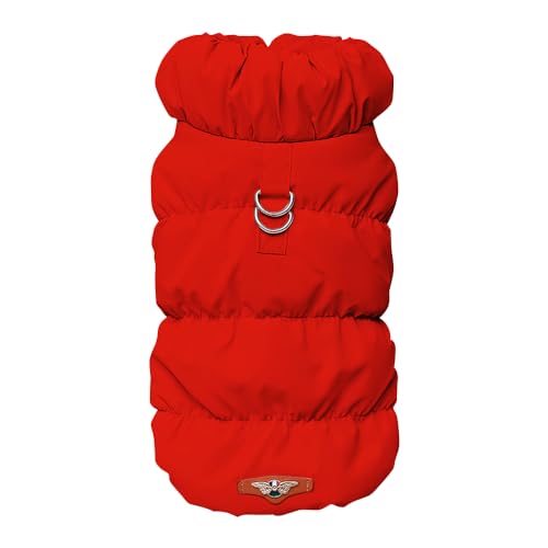 Hunde-Wintermantel, warmer Hundemantel, Fleece, für Welpen, Hunde, Winterweste, wasserdicht, winddicht, Hundejacke mit D-Ring, gemütliche Fleece-gefütterte Kleidung für kleine, mittelgroße und große Hunde-Wintermantel, warmer Hundemantel, Fleece, für Welpen, Hunde, Winterweste, wasserdicht, winddicht, Hundejacke mit D-Ring, gemütliche Fleece-gefütterte Kleidung für kleine, mittelgroße und große von MOTTDAM