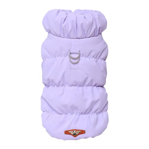 Hunde-Wintermantel, warmer Hundemantel, Fleece, für Welpen, Hunde, Winterweste, wasserdicht, winddicht, Hundejacke mit D-Ring, gemütliches Fleecefutter, Kleidung für kleine, mittelgroße und große Hunde-Wintermantel, warmer Hundemantel, Fleece, für Welpen, Hunde, Winterweste, wasserdicht, winddicht, Hundejacke mit D-Ring, gemütliches Fleecefutter, Kleidung für kleine, mittelgroße und große von MOTTDAM