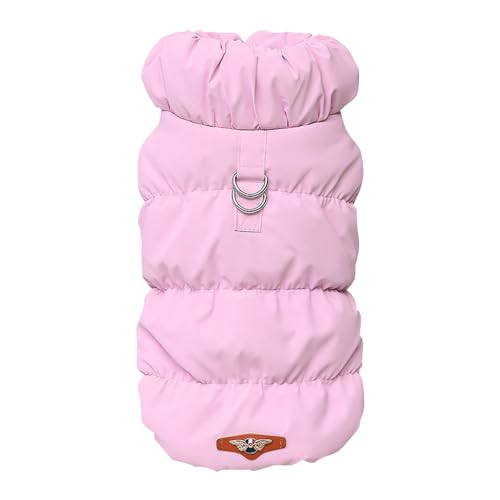 Hunde-Wintermantel, warmer Hundemantel, Fleece, für Welpen, Hunde, Winterweste, wasserdicht, winddicht, Hundejacke mit D-Ring, gemütliches Fleecefutter, Kleidung für kleine, mittelgroße und große Hunde-Wintermantel, warmer Hundemantel, Fleece, für Welpen, Hunde, Winterweste, wasserdicht, winddicht, Hundejacke mit D-Ring, gemütliches Fleecefutter, Kleidung für kleine, mittelgroße und große von MOTTDAM