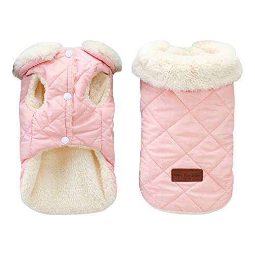Hundemantel Winter,Hundemantel für Hunde,Wasserdichter Hundemantel,Warm Hunde Winterjacke,Weicher Fleece Hundemantel,Weste Hundewintermantel für kleine Hunde und Katzen(S, Rosa) Hundemantel Winter,Hundemantel für Hunde,Wasserdichter Hundemantel,Warm Hunde Winterjacke,Weicher Fleece Hundemantel,Weste Hundewintermantel für kleine Hunde und Katzen(S, Rosa) von MOTTDAM