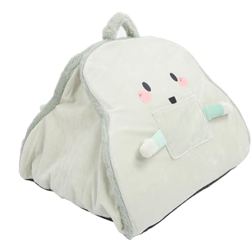 MOTUZP Haustierzelt, Höhlenbett, Süßes Katzenbett, Welpen, Kätzchen, Hunde, Katzen, Haustiere, Schlafsack, Weich, Bequem, Atmungsaktiv, Warm, Katzenbett, Zelt für Kleine, Mittelgroße (M) von MOTUZP