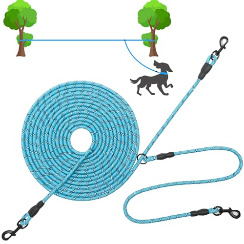 MOTZABO Hundeleine für 2 Hunde, reflektierend, für Hof, Camping, Training, Outdoor, Laufleine für 2 Hunde, Spaziergänge im Freien MOTZABO Hundeleine für 2 Hunde, reflektierend, für Hof, Camping, Training, Outdoor, Laufleine für 2 Hunde, Spaziergänge im Freien von MOTZABO