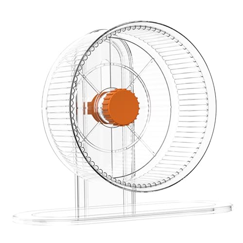 Hamsterrad, Höhenverstellbar transparent 8.86x10.63x8, 27 Zoll PP Plastik Stummes Hamsterrad für Hamster, Rennmäuse, Mäuse und kleine Tiere von MOUNTTU