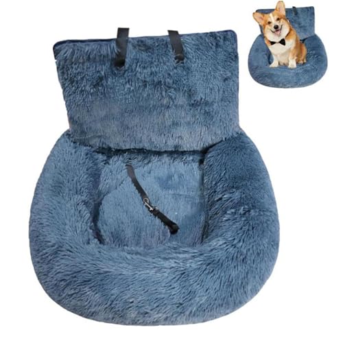 Hunde-Autositz, lustiges, Flauschiges Hundebett für kleine Hunde mit Gurten, 61 x 61 cm, abnehmbar und leicht zu reinigen, schützt vor Schmutz, für große kleine Haustiere, Autositze für kle Hunde-Autositz, lustiges, Flauschiges Hundebett für kleine Hunde mit Gurten, 61 x 61 cm, abnehmbar und leicht zu reinigen, schützt vor Schmutz, für große kleine Haustiere, Autositze für kle von MOUNTTU