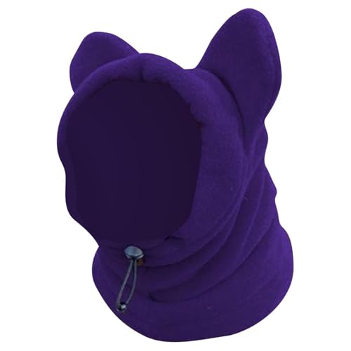 Hunde-Schlauchschal mit Ohren, Thermo-Polarfleece, Ohrenschützer für Hunde, Lärmschutz, Hundeohrabdeckung mit Kordelzug, Angstlinderung, Lila, Hundekopfwickel für den Winter, M Hunde-Schlauchschal mit Ohren, Thermo-Polarfleece, Ohrenschützer für Hunde, Lärmschutz, Hundeohrabdeckung mit Kordelzug, Angstlinderung, Lila, Hundekopfwickel für den Winter, M von MOUNTTU