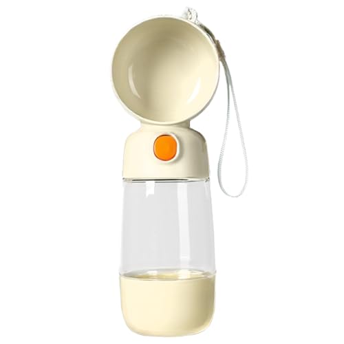Hundewasserflasche, auslaufsicher, Mehrweg-tragbare Hundewasserflasche mit Futterbehälter für Katzen, Welpen, Reisen, Spaziergänge, Wandern, Hundewasserflaschen zum Spazierengehen, Wasserflasche Hundewasserflasche, auslaufsicher, Mehrweg-tragbare Hundewasserflasche mit Futterbehälter für Katzen, Welpen, Reisen, Spaziergänge, Wandern, Hundewasserflaschen zum Spazierengehen, Wasserflasche von MOUNTTU