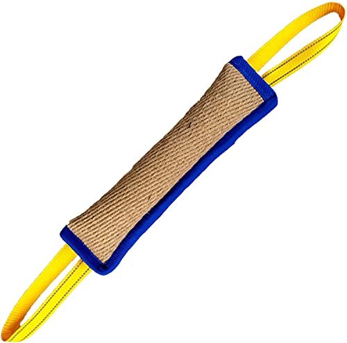 MOYZK Hunde-Schleppspielzeug Jute-Hundebissstange, Hundetraining, Leinwand, Bissstange, Diao, Molarenbiss, Hundebissstange, Bissziel, Hundetrainingszubehör-Blue+Yellow MOYZK Hunde-Schleppspielzeug Jute-Hundebissstange, Hundetraining, Leinwand, Bissstange, Diao, Molarenbiss, Hundebissstange, Bissziel, Hundetrainingszubehör-Blue+Yellow von MOYZK