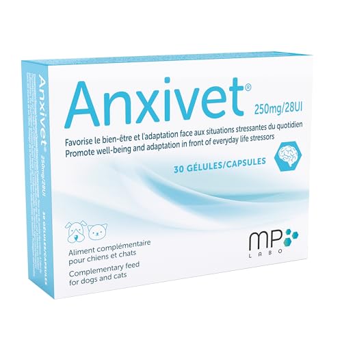 MP Labo Anxivet Hund und Katze (250 MG 28 IE, 30 Kapseln) von MP Labo