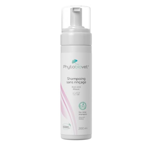 MP Labo Phytobiovet® Bio-Shampoo ohne Ausspülen für Hunde und Katzen, mit Aloe Vera und Mauve von MP Labo