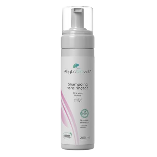 MP Labo Phytobiovet® Bio-Shampoo ohne Ausspülen für Hunde und Katzen, mit Aloe Vera und Mauve von MP Labo