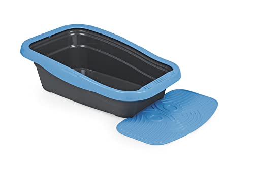MPS 2 Nella Kit Katzentoilette mit Matte - 80 x 36,5 x 18 cm/Rose von MPS