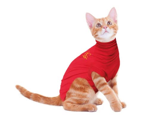 MPS Medical Pet Shirt Katze, Rot, XXXXS von MPS
