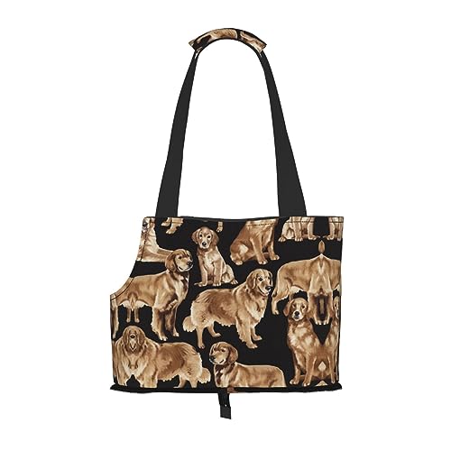 Mqgmz Golden Retrievers Haustier-Reisetasche und Taschensafe für Welpen und Katzen Mqgmz Golden Retrievers Haustier-Reisetasche und Taschensafe für Welpen und Katzen von MQGMZ