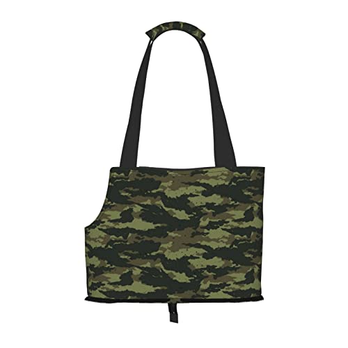 Mqgmz Haustier-Reisetasche mit Camouflage-Muster und Taschensafe für Welpen und Katzen Mqgmz Haustier-Reisetasche mit Camouflage-Muster und Taschensafe für Welpen und Katzen von MQGMZ