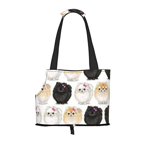 Mqgmz Pomeranians Transporttasche für Haustiere, mit Tasche, für Welpen und Katzen, von MQGMZ