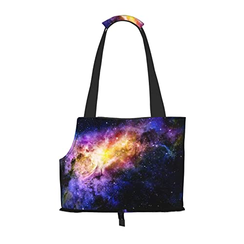 Mqgmz Tragetasche für Haustiere, Motiv: Galaxie im Universum, mit Taschensicherung für Welpen, Katzen Mqgmz Tragetasche für Haustiere, Motiv: Galaxie im Universum, mit Taschensicherung für Welpen, Katzen von MQGMZ