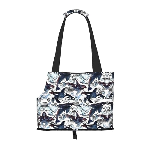 Mqgmz Tragetasche für Haustiere, Motiv: Killerwal, mit Tasche, tolles Design von MQGMZ