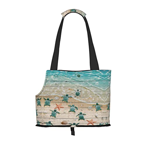 Mqgmz Tragetasche für Haustiere, Motiv: Meeresschildkröte, Seestern, mit Tasche, tolles Design von MQGMZ