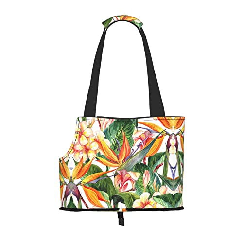 Mqgmz Tragetasche mit buntem Blumendruck, mit Tasche, Sicherheit – erstaunliches Design von MQGMZ