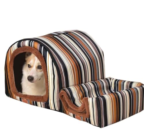 MQXDNFDC Extra großes Haustierhaus, Deluxe-Hundebett, Höhle, kuschelig, Winter, warm, abnehmbares Kissen, Haustiernest, Hundeschlafsack, Katzen/Welpen, Kuschelsack, Hundehütte (XL-76 x 55 x 51 cm, MQXDNFDC Extra großes Haustierhaus, Deluxe-Hundebett, Höhle, kuschelig, Winter, warm, abnehmbares Kissen, Haustiernest, Hundeschlafsack, Katzen/Welpen, Kuschelsack, Hundehütte (XL-76 x 55 x 51 cm, von MQXDNFDC