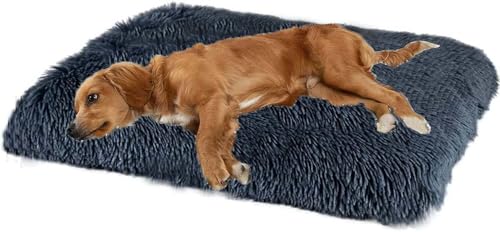 MQXDNFDC Großes Hundebett, Plüsch-Hundehütte, gemütlich, weiches Haustierkissen, luxuriöse Schlafmatte, waschbare Hundebox-Pad, wasserdichte und rutschfeste Unterseite, S/M/L/XL/XXL (Dunkelgrau, 78 x MQXDNFDC Großes Hundebett, Plüsch-Hundehütte, gemütlich, weiches Haustierkissen, luxuriöse Schlafmatte, waschbare Hundebox-Pad, wasserdichte und rutschfeste Unterseite, S/M/L/XL/XXL (Dunkelgrau, 78 x von MQXDNFDC