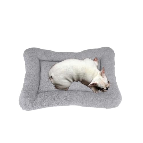 MQXDNFDC Hundebett, weich, warm, waschbar, Matratze, rutschfeste Unterseite, zusammenklappbar, Größe S, M, L, Haustierunterlage für kleine, mittelgroße und große Hunde (Kaffee, M) von MQXDNFDC