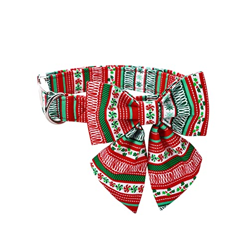 MR. CHUBBYFACE Weihnachts-Hundehalsband für Jungen, Mädchen, Hunde, verstellbar, Rot / Grün, Matrosen-Fliege für kleine, mittelgroße und große Hunde MR. CHUBBYFACE Weihnachts-Hundehalsband für Jungen, Mädchen, Hunde, verstellbar, Rot / Grün, Matrosen-Fliege für kleine, mittelgroße und große Hunde von MR.CHUBBYFACE