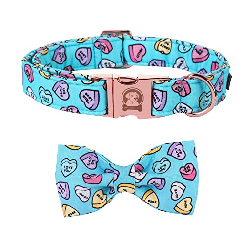 Mr.Chubbyface Hundehalsband mit Fliege, weiche Haptik, für besondere Anlässe, dick, Geburtstags-Halsband, niedliches Hundehalsband für Welpen, reine Baumwolle, Halsbänder für kleine, mittelgroße und Mr.Chubbyface Hundehalsband mit Fliege, weiche Haptik, für besondere Anlässe, dick, Geburtstags-Halsband, niedliches Hundehalsband für Welpen, reine Baumwolle, Halsbänder für kleine, mittelgroße und von MR.CHUBBYFACE