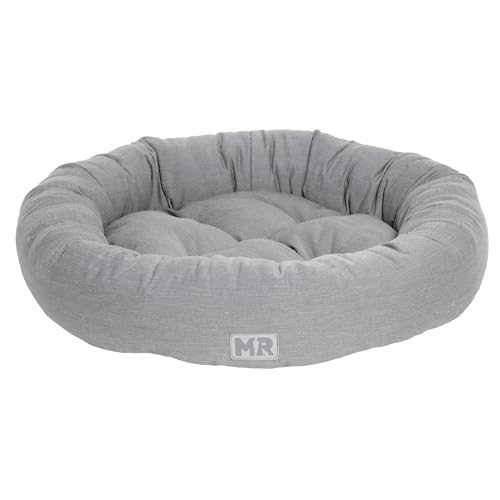 MR Martin Rütter Hundebett Nest, Grau – gemütlicher Rückzugsort für kleine Hunde & Welpen, weich gepolstert, rutschfest & waschbar, Rundbett aus Baumwollmischgewebe MR Martin Rütter Hundebett Nest, Grau – gemütlicher Rückzugsort für kleine Hunde & Welpen, weich gepolstert, rutschfest & waschbar, Rundbett aus Baumwollmischgewebe von MR