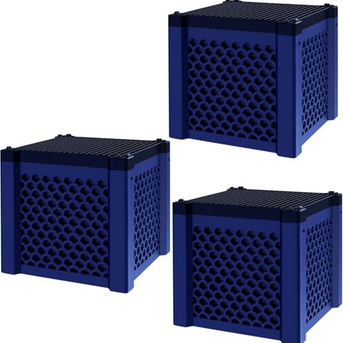 Aktivkohle Aquarium, Clever-Cube Aktivkohle Pferde,Eco Aquarium Wasserreiniger Würfel,Aktivkohlefilter Pferdetränke,Eco-Aquarium Wassertrog Purifier Cube,Für Teiche,Aquarium,Vorratstank (3pc) von MRGIINR
