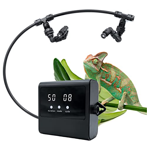MRREPTILE Reptiliennebel, automatischer Nebel Befeuchter für Reptilien, Zimmerpflanzen, Reptilien Zubehör, Upgrade MS100 Nebel, Reptilien-Nebelsystem von MRREPTILE