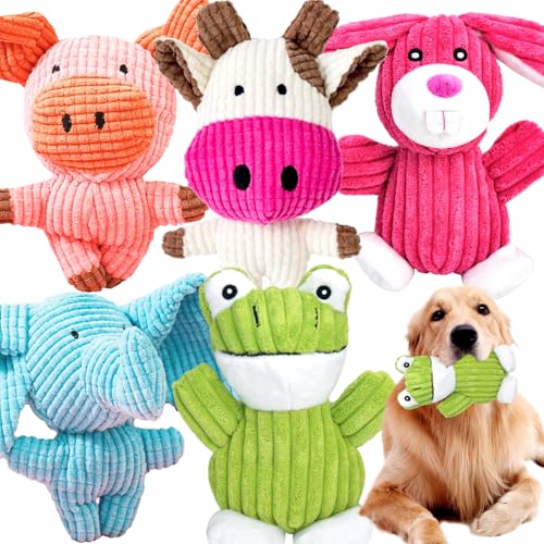 MRSOHRET Quietschendes Hundespielzeug, robustes Plüschspielzeug für Welpen, robustes Kauspielzeug, langlebiges Sortiment, Plüschtier-Hundespielzeug, um sie zu beschäftigen, Welpenspielzeug für kleine MRSOHRET Quietschendes Hundespielzeug, robustes Plüschspielzeug für Welpen, robustes Kauspielzeug, langlebiges Sortiment, Plüschtier-Hundespielzeug, um sie zu beschäftigen, Welpenspielzeug für kleine von MRSOHRET