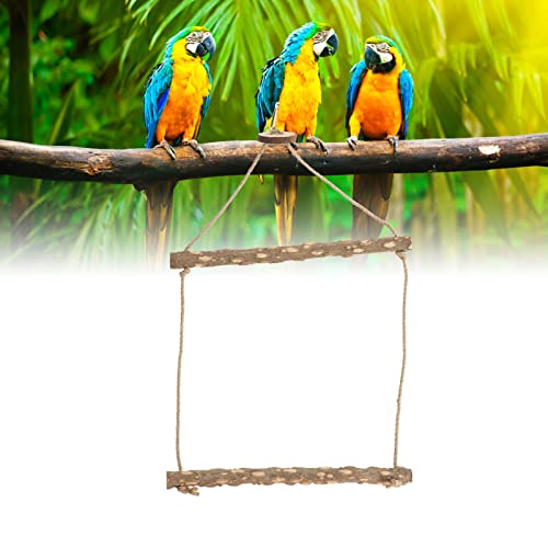 Großer Vogelkäfig -Schwung Hölzern Sicher Hängende Vögel, die Kautspielzeug für Papageien Vogelkäfigversorgungen für Papageien Zanthoxylum Bungeanum Holz Geeignet Sind von MRSTORY