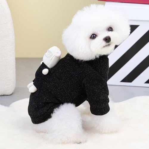 Hundepullover Verdickter Winterbekleidung Strickwolle Wolle Niedliche Bärenspielzeug Form Warme Kleidung für Hunde und Katzen Im und Winter aus Wollmaterial Gemacht (XXL) von MRSTORY