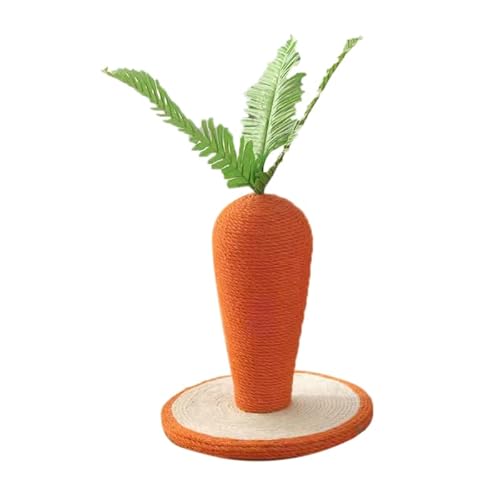 Katzenkratz nach Karottenform Weich Bequem Bequem Lebendige Schöne Dicke Sisal -Katzenkratzermatte für Kätzchen Erwachsene Katzen Multi Cat Haushalte Sisal Hanf Material (#1) von MRSTORY