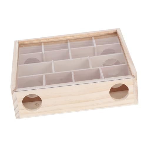 MRSTORY Hamster Maze Toy Wood Interactive Intelligent Pet Activity Center für Kleine Haustiere mit Acrylglas 25x25x7cm MRSTORY Hamster Maze Toy Wood Interactive Intelligent Pet Activity Center für Kleine Haustiere mit Acrylglas 25x25x7cm von MRSTORY